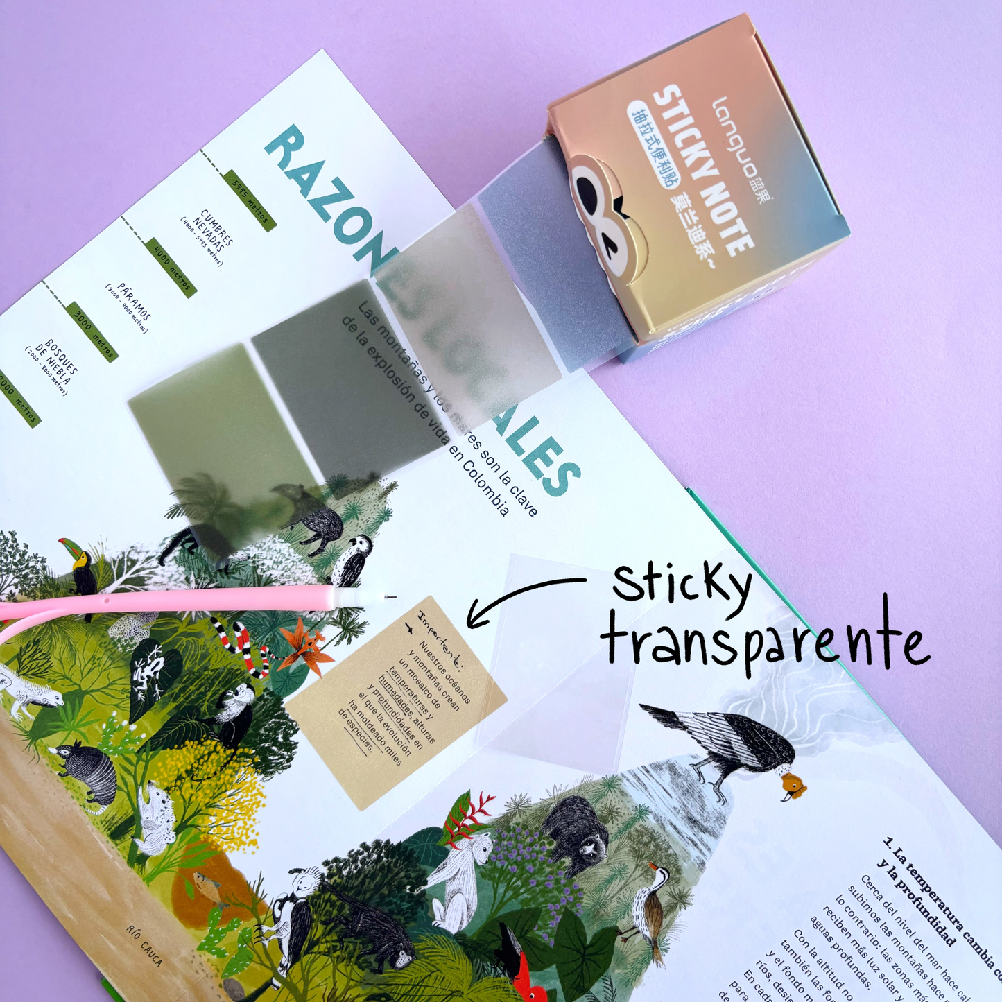 Sticky Notes Escarchados – Cute Monster