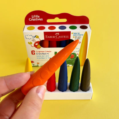 Crayón Ergonomico Cohete X 6 Faber Castell