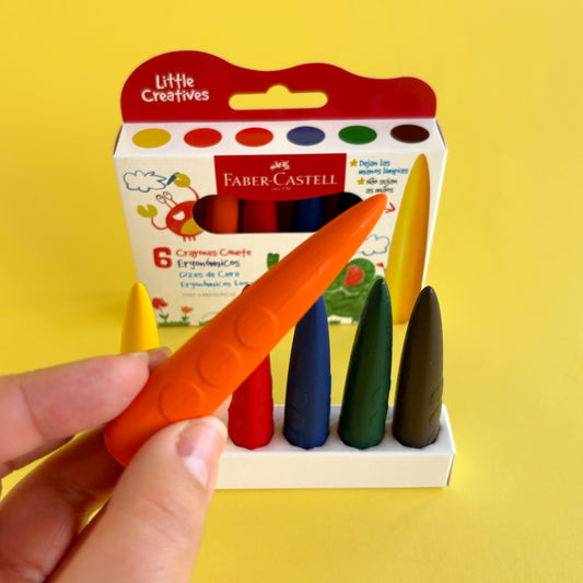 Crayón Ergonomico Cohete X 6 Faber Castell