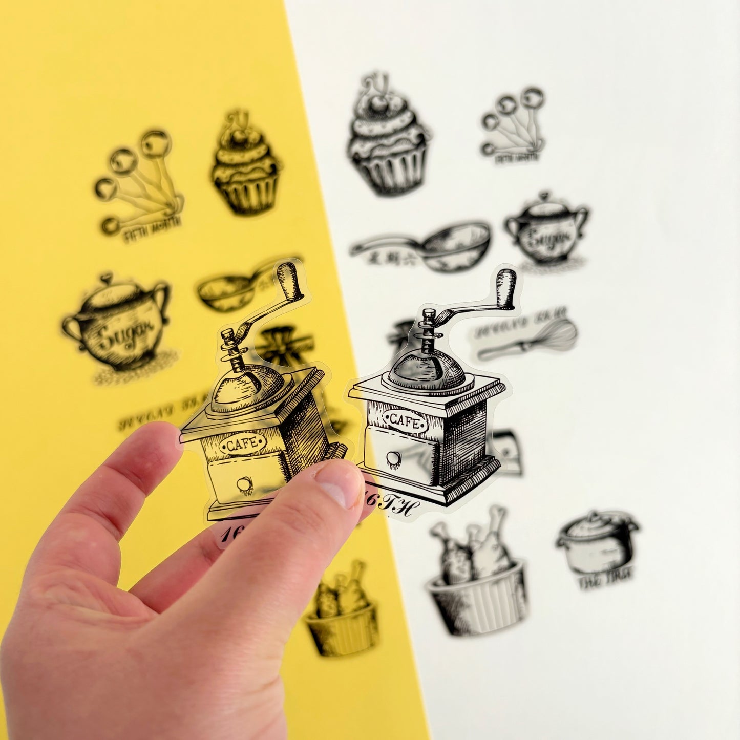 Stickers Kitchen Memories - Vintage Black & White (20 piezas)