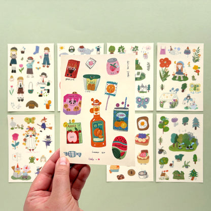 Set de stickers Storybook - 8 hojas