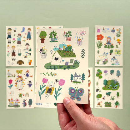 Set de stickers Storybook - 8 hojas