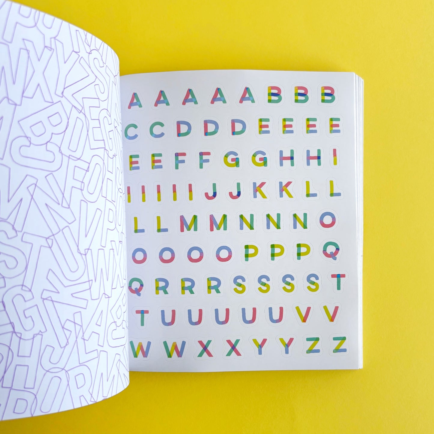 Libro de Stickers So. Many. Letter Stickers - 3.820 stickers de letras para amantes de las palabras
