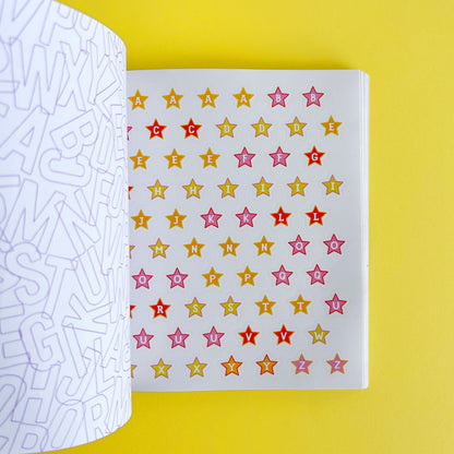 Libro de Stickers So. Many. Letter Stickers - 3.820 stickers de letras para amantes de las palabras