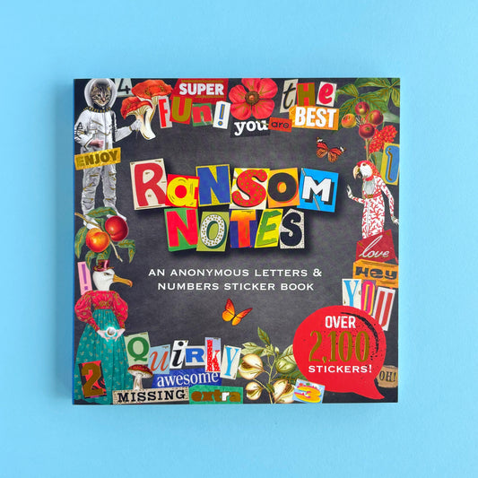 Libro de Stickers Ransom Notes (+ de 2100 stickers de letras y números!)