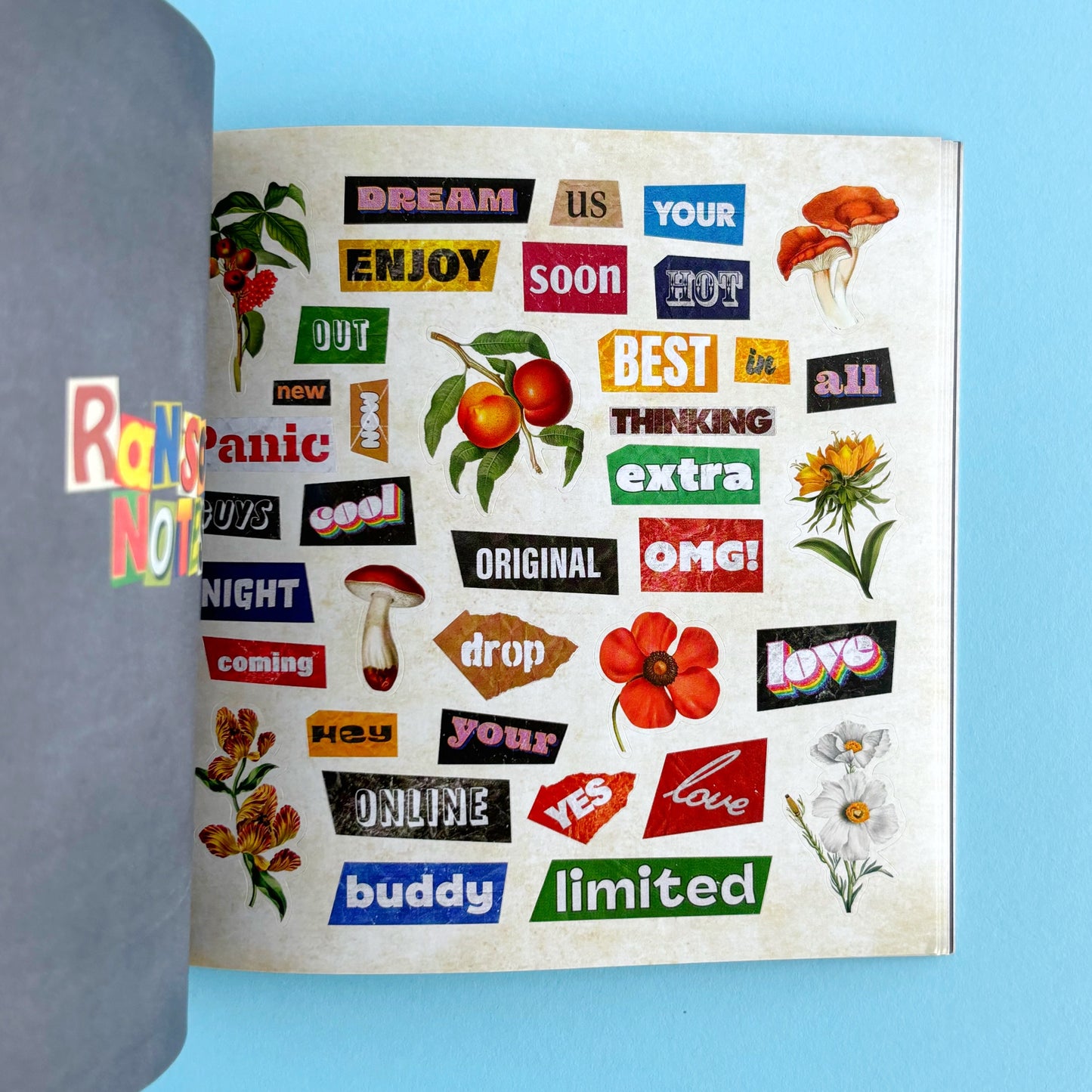 Libro de Stickers Ransom Notes (+ de 2100 stickers de letras y números!)