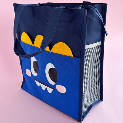 Book Bag dinosaurio con cremallera