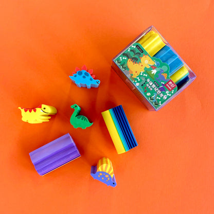 Borrador en barra dinosaurio – Estuche x 6