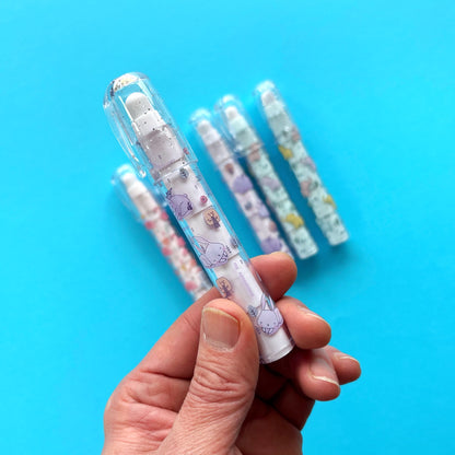 Borrador tipo lapicero 5 puntas, con motivo de animales