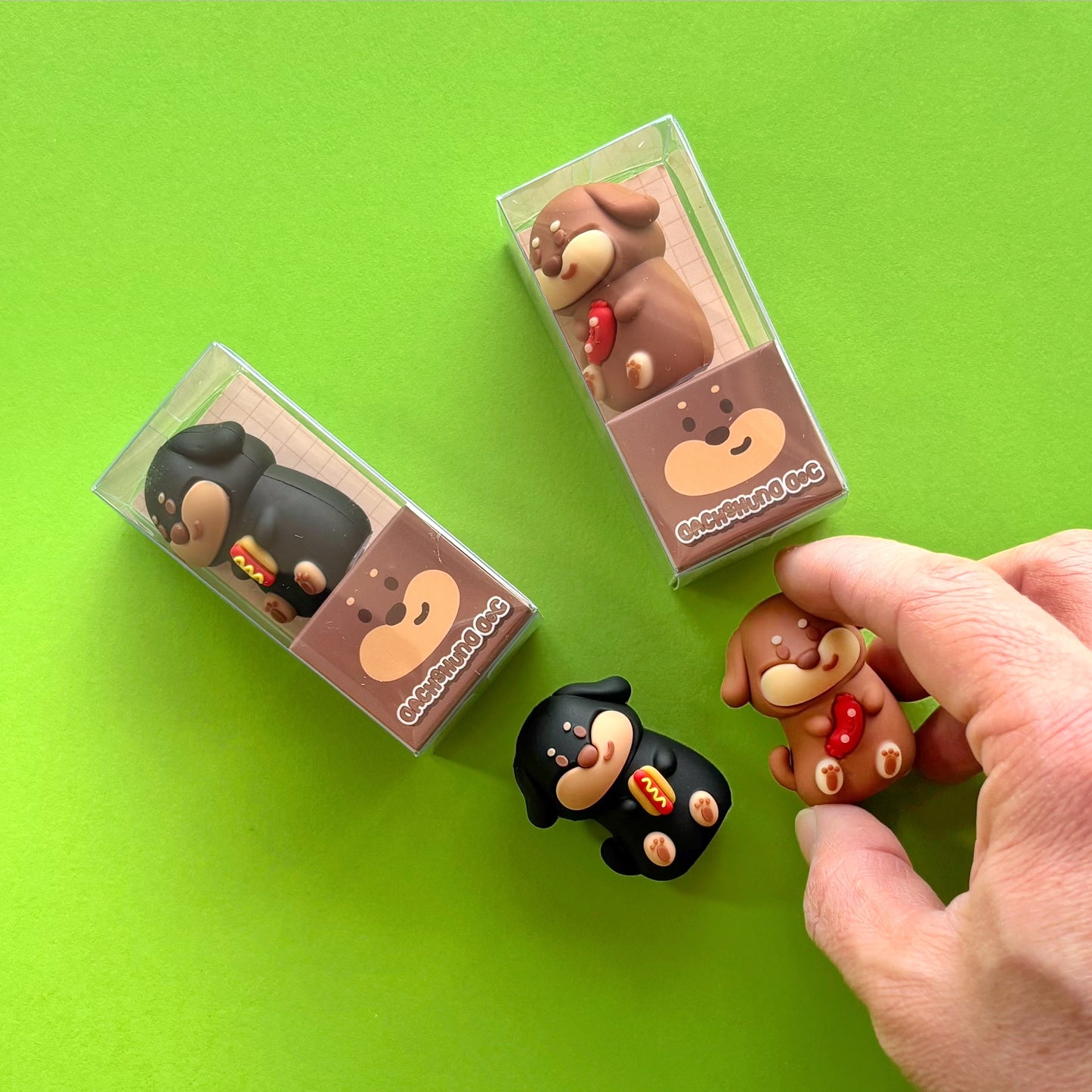 Tajalápiz macizo perro salchicha