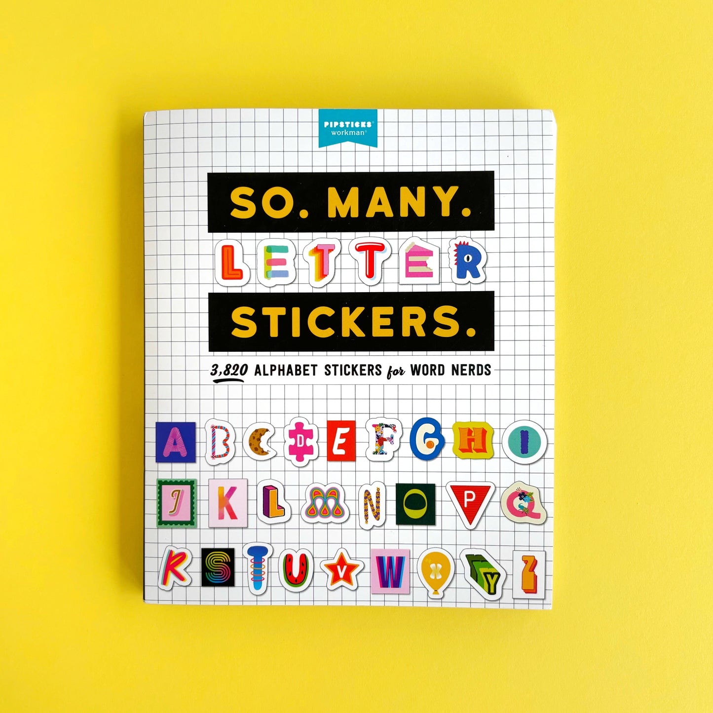 Libro de Stickers So. Many. Letter Stickers - 3.820 stickers de letras para amantes de las palabras