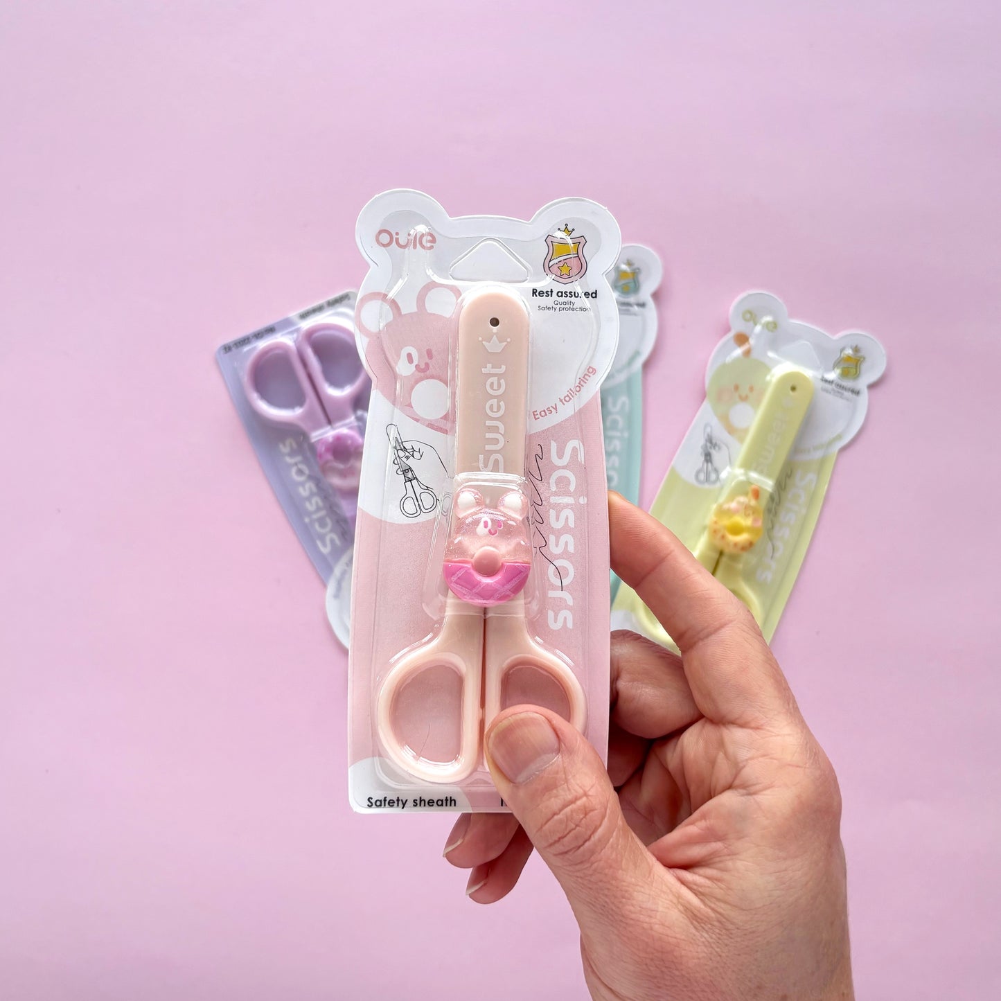 Tijera escolar de seguridad Dona Sweet