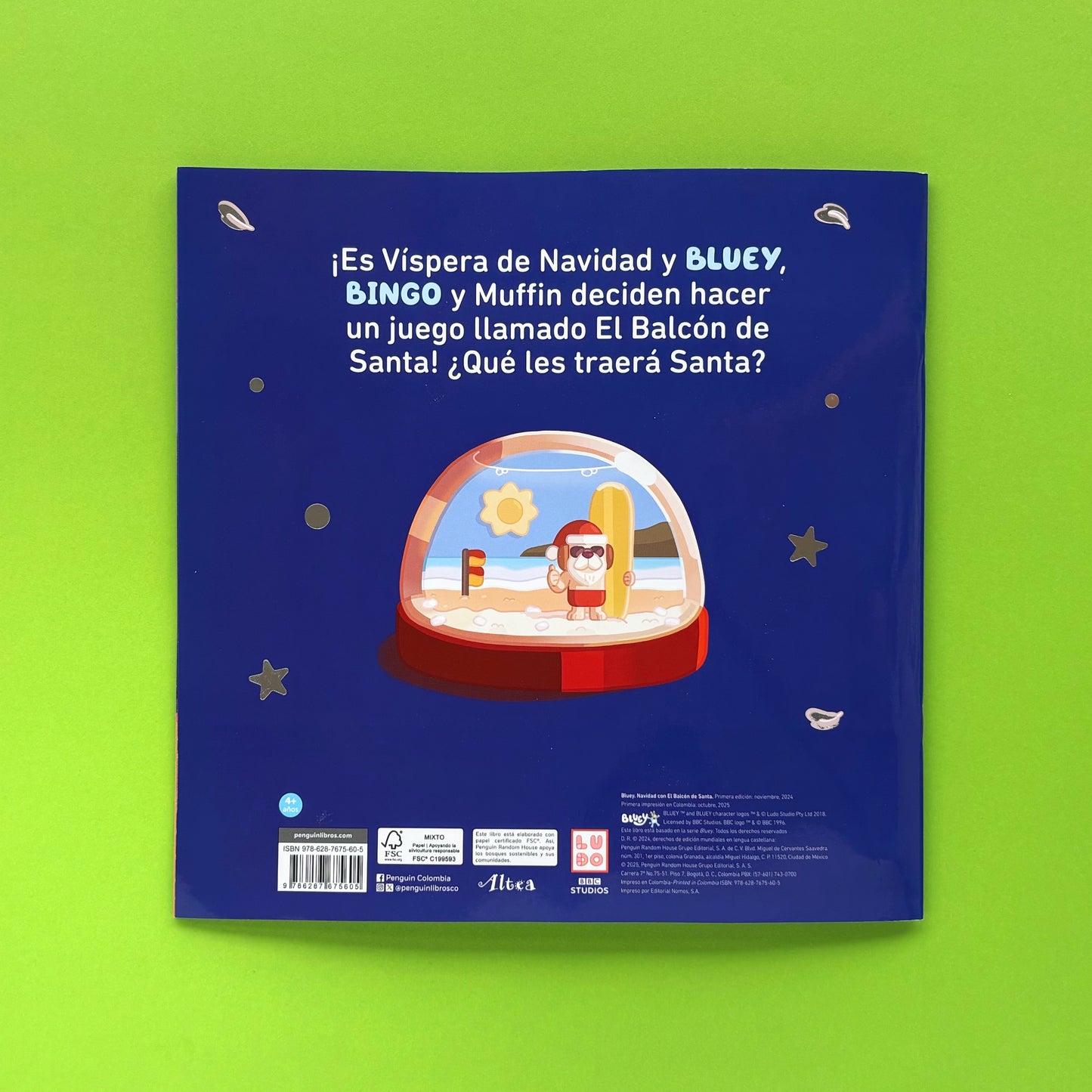 Bluey. Un cuento: Navidad con el balcón de Santa – Libro infantil ilustrado