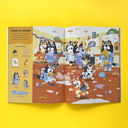 ¿Dónde está Bluey? Navidad – Libro de busca y encuentra