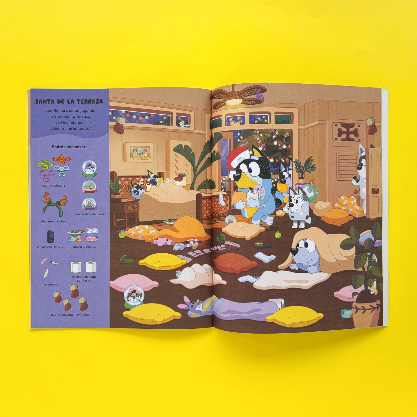 ¿Dónde está Bluey? Navidad – Libro de busca y encuentra