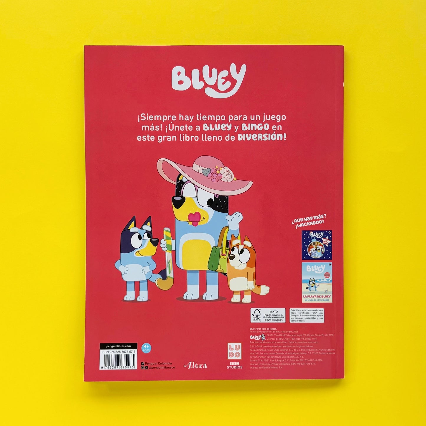 Bluey. Gran libro de juegos – Libro de juegos y actividades