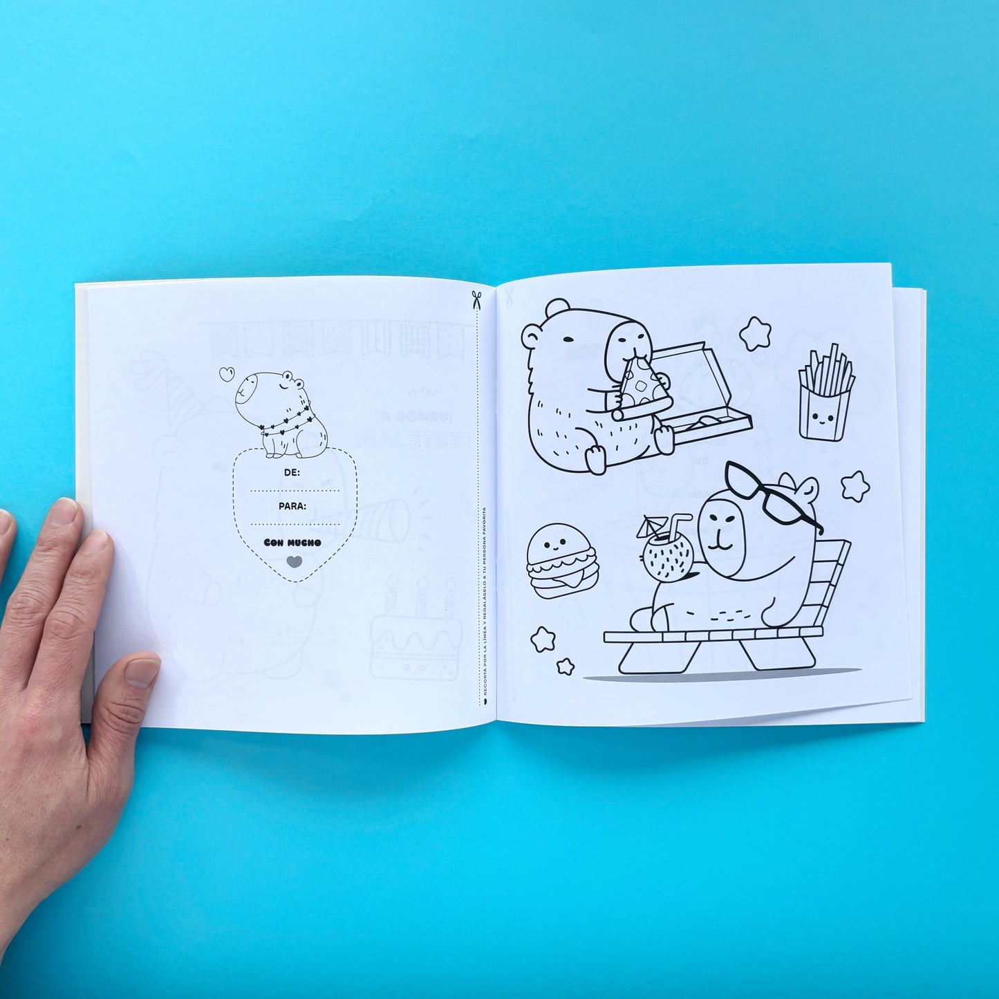 Libro Capi Cute para colorear