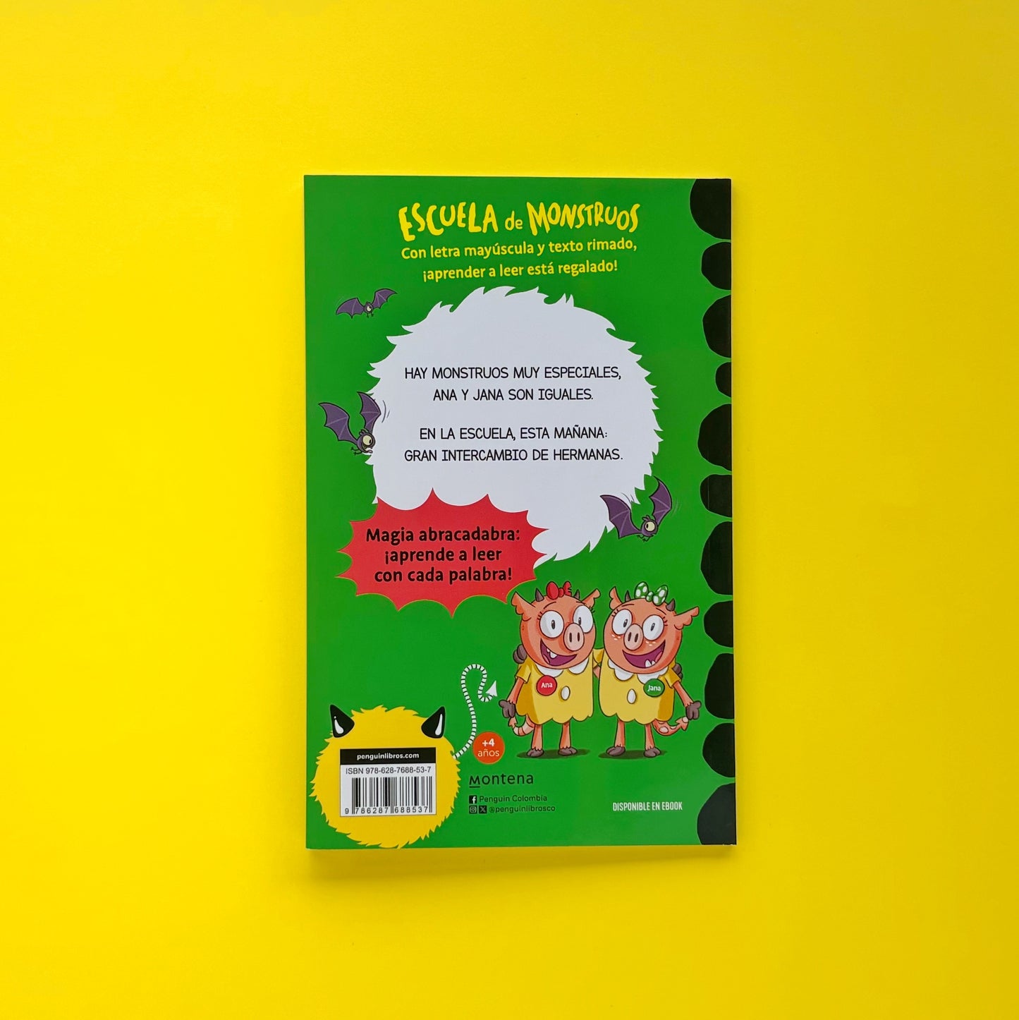 Aprende a leer en la Escuela de Monstruos 3: Las iguales son especiales