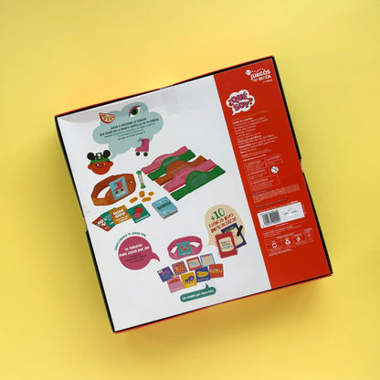 Juego familiar ¿Qué soy? Todos saben menos tú + Complemento 106 tarjeta