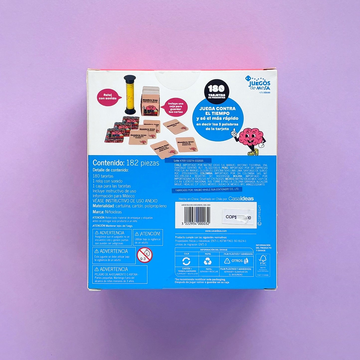 Juego Dilo en 5 segundos