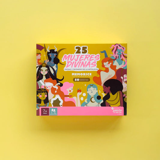 Juego memorice – Mujeres Divinas; Diosas y deidades de la mitología (50 piezas)