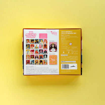 Juego memorice – Mujeres Divinas; Diosas y deidades de la mitología (50 piezas)
