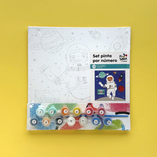 Set pinta por números – Astronauta