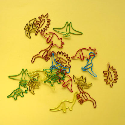 Bolsa Clips de dinosaurio para papel