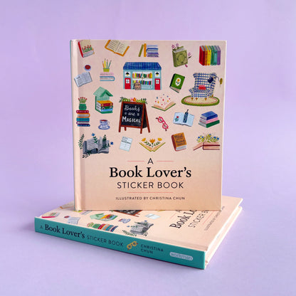 Libro de stickers A Book Lover's Sticker Book