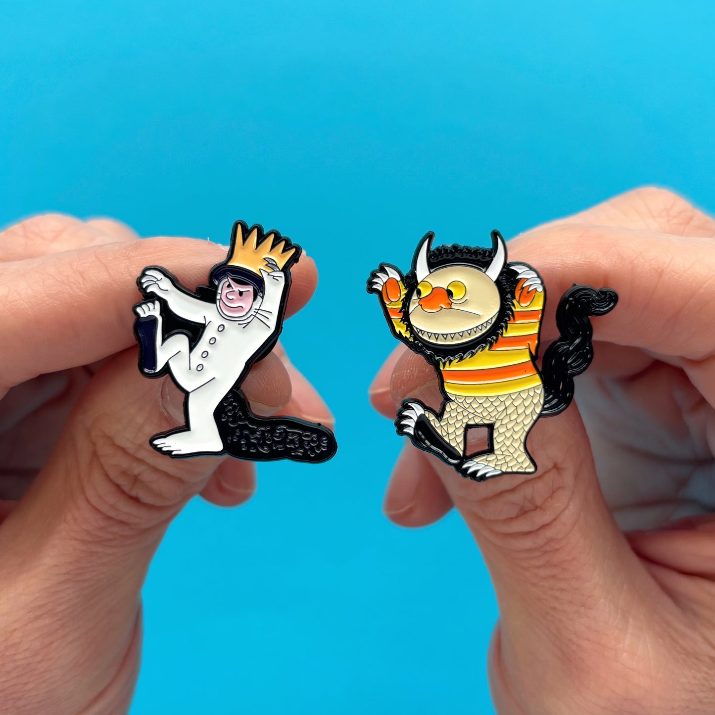 Pines metálicos (Set) Dónde viven los monstruos