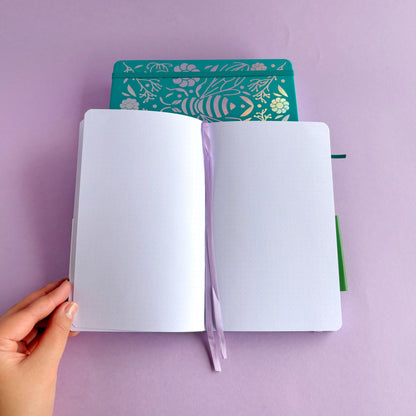 Libreta Dot Grid A5 Bee Garden - De puntos