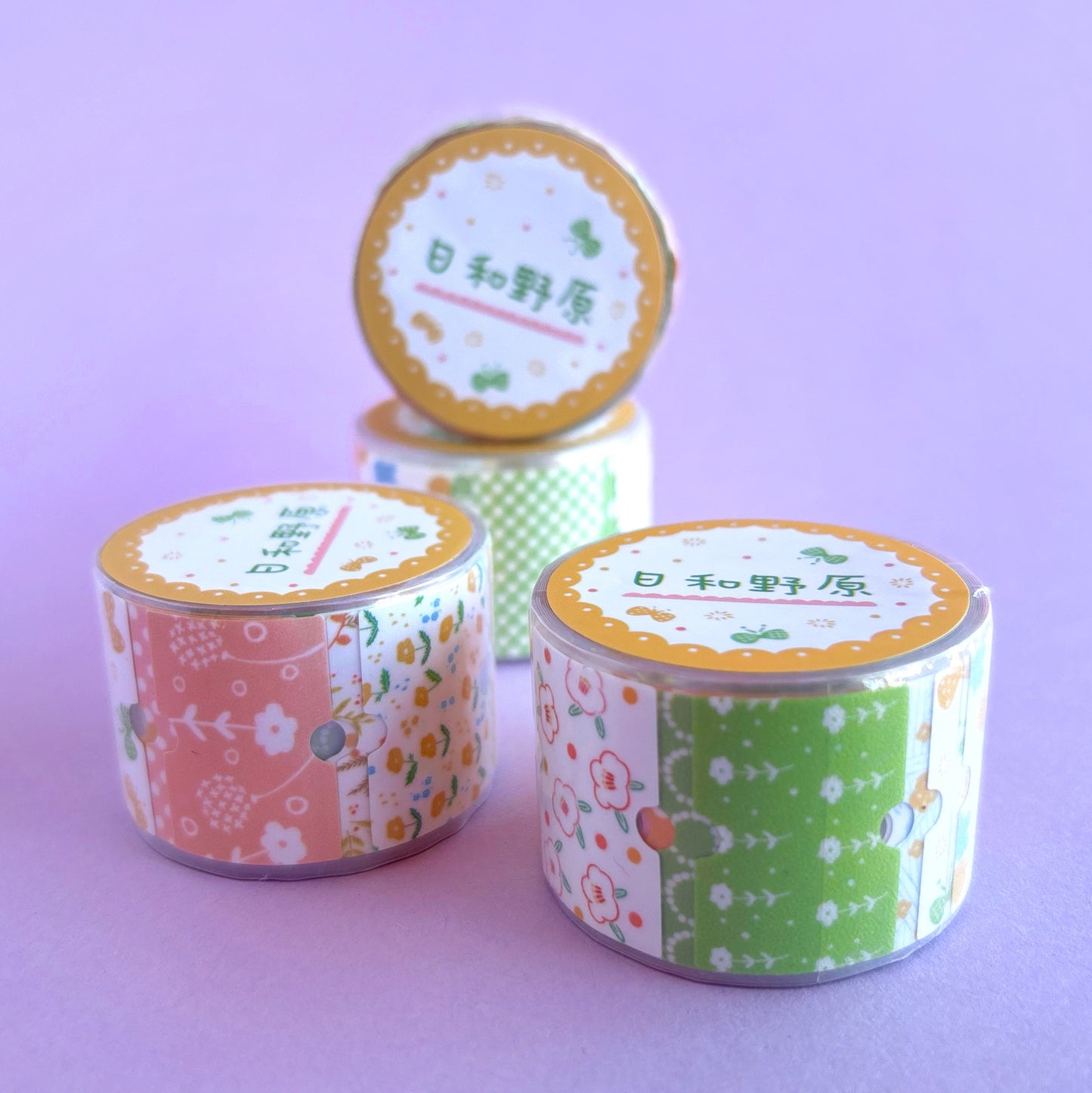 Jardín Pastel – Washi Stickers en rollo - Venta por unidad