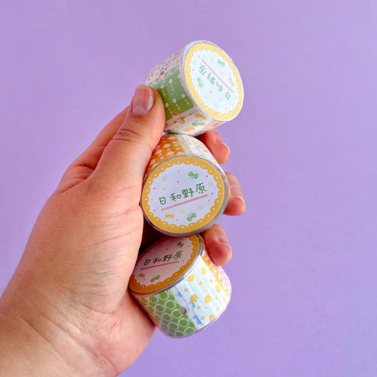 Jardín Pastel – Washi Stickers en rollo - Venta por unidad