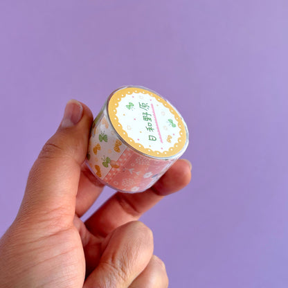 Jardín Pastel – Washi Stickers en rollo - Venta por unidad