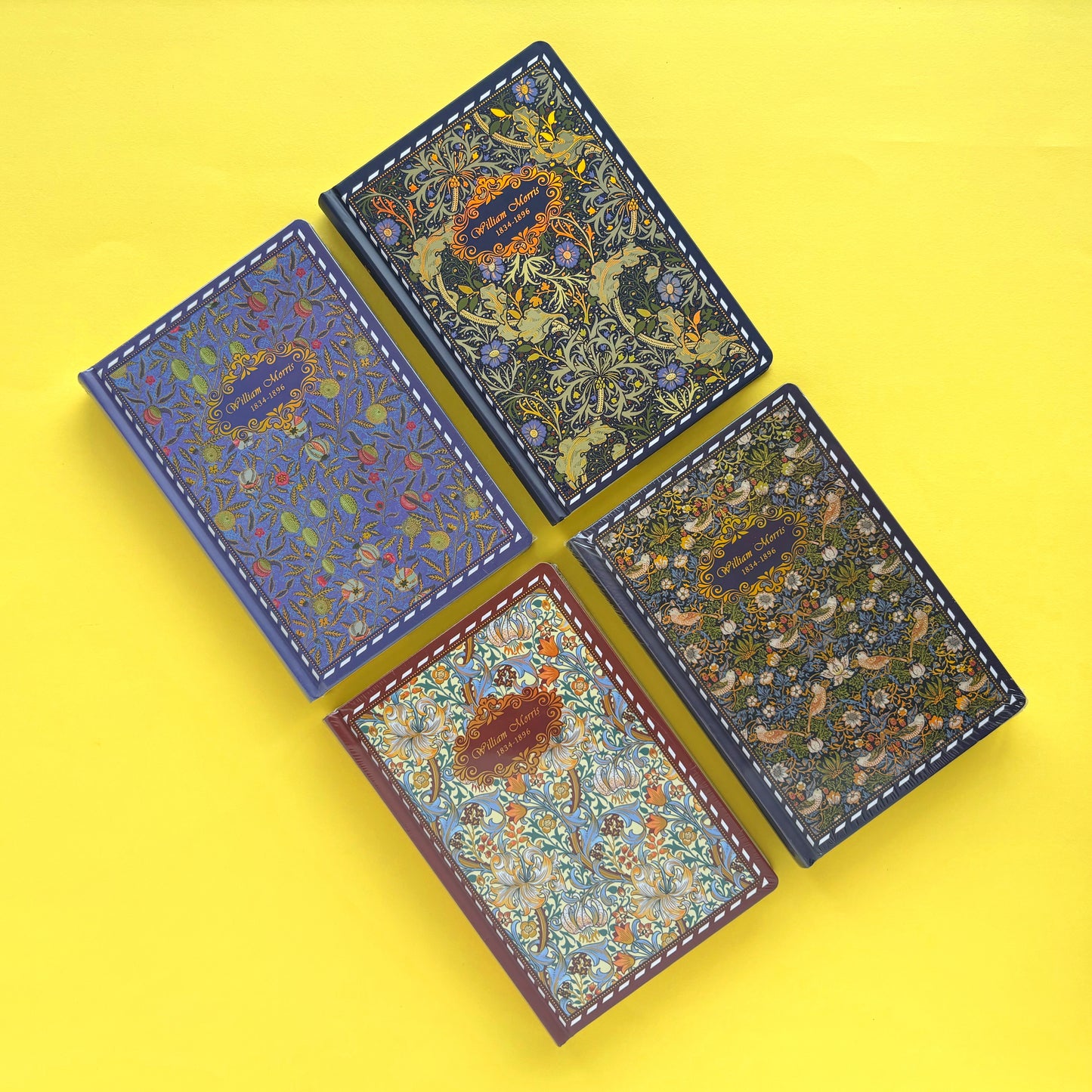 Journal creativo de tapa dura con páginas decoradas para escritura, scrapbooking y junk journal – William Morris