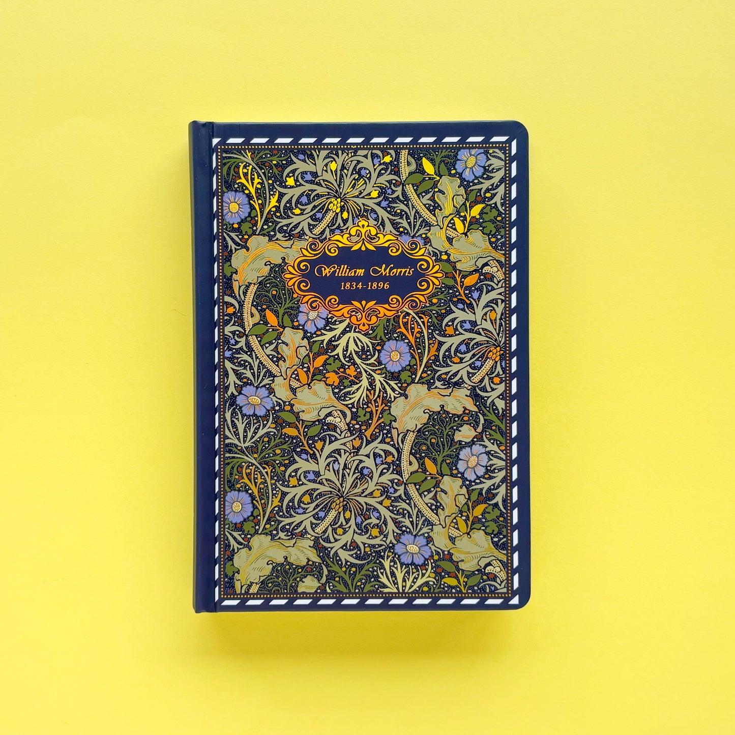 Journal creativo de tapa dura con páginas decoradas para escritura, scrapbooking y junk journal – William Morris