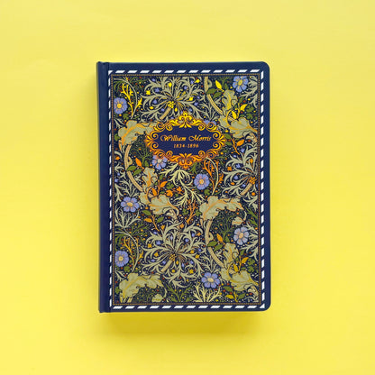 Journal creativo de tapa dura con páginas decoradas para escritura, scrapbooking y junk journal – William Morris
