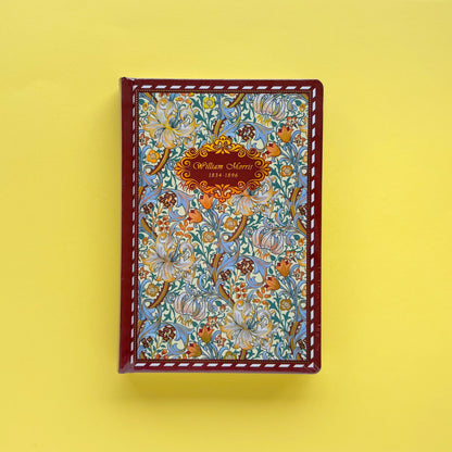 Journal creativo de tapa dura con páginas decoradas para escritura, scrapbooking y junk journal – William Morris