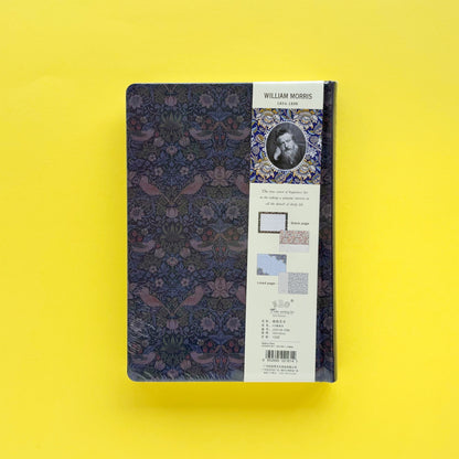 Journal creativo de tapa dura con páginas decoradas para escritura, scrapbooking y junk journal – William Morris