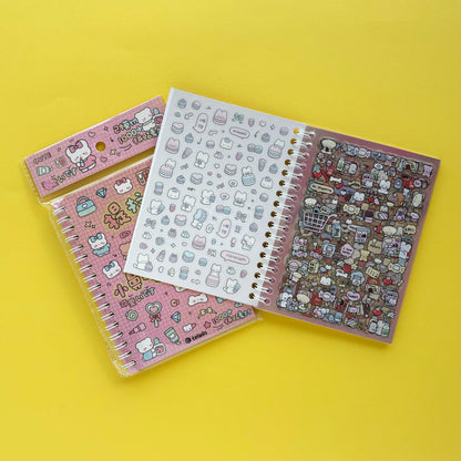 Kawaii Pop – Cuaderno de Bolsillo Argollado de Stickers