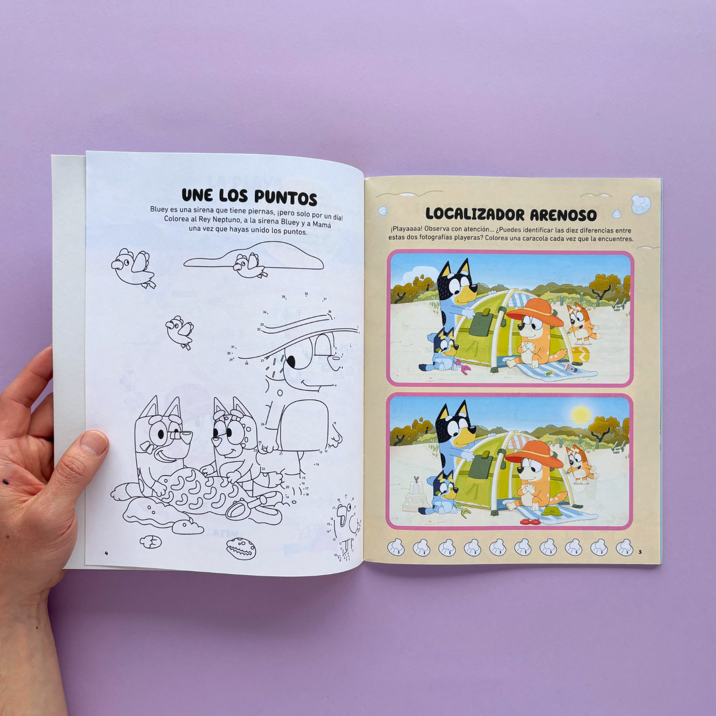 Bluey. Actividades: La playa de Bluey