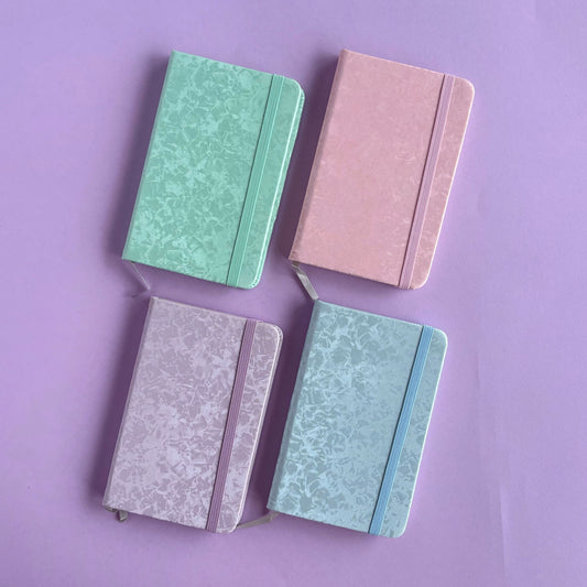 Libreta de Bolsillo A6 – Pastel Marmoleada