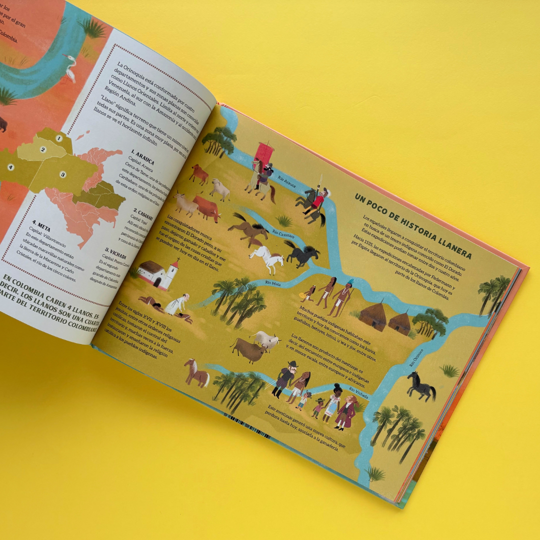 Llano - Libro informativo ilustrado