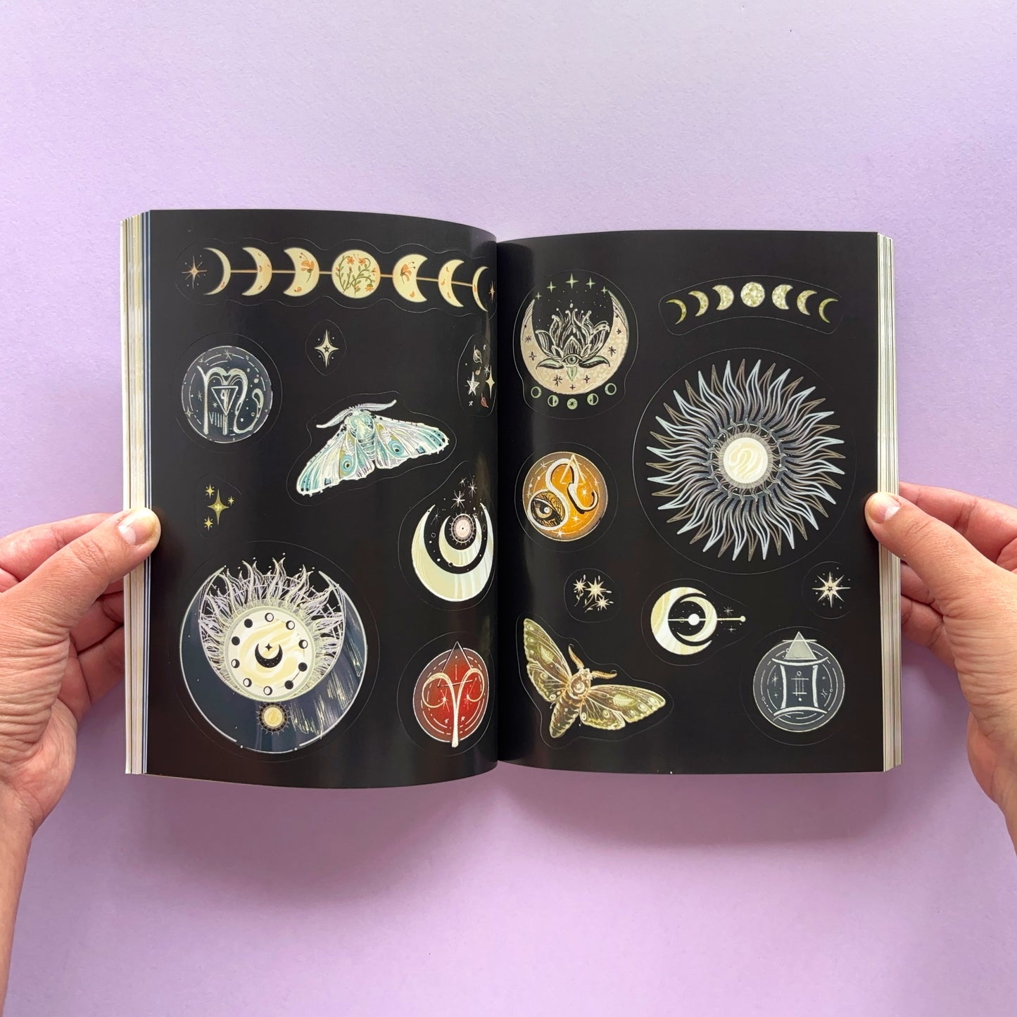 Libro de Stickers The Green Witch's Sticker Book