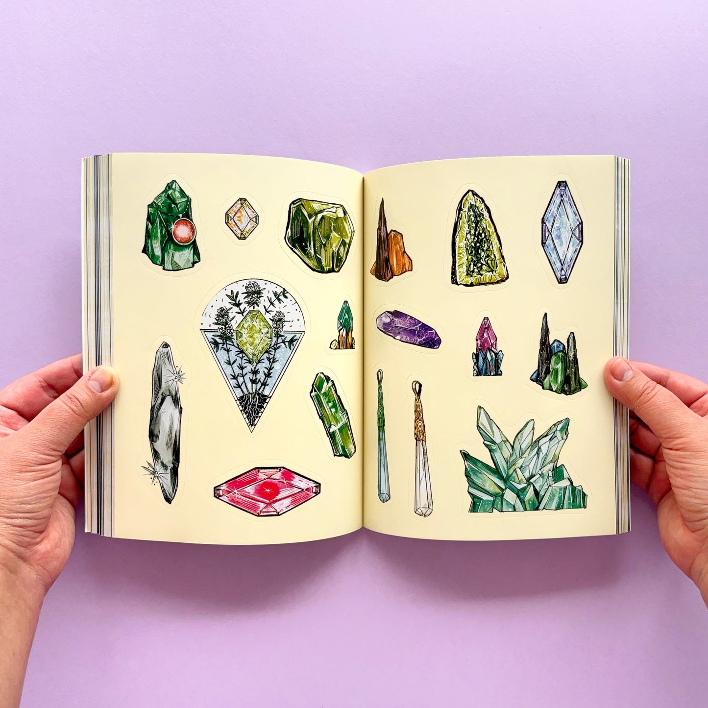 Libro de Stickers The Green Witch's Sticker Book