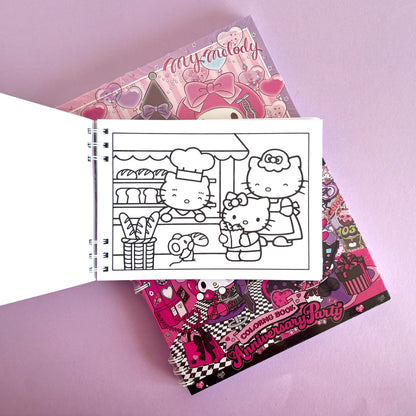 Libro argollado para colorear - Sanrio