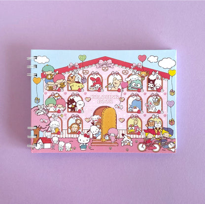 Libro argollado para colorear - Sanrio