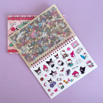 Librillo argollado de stickers – Sanrio