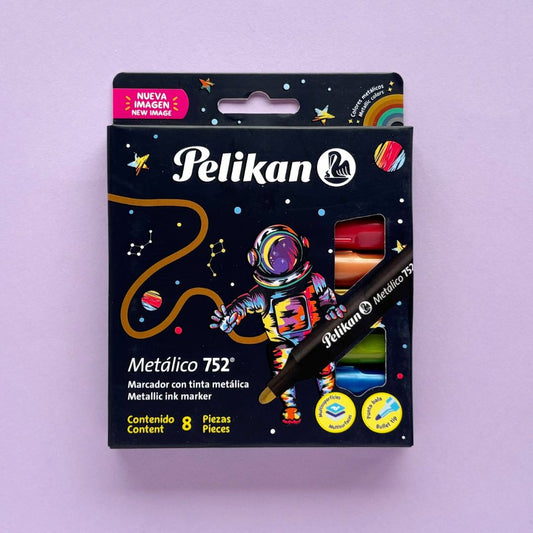 Marcadores Metalizados 752 X8 Colores surtidos