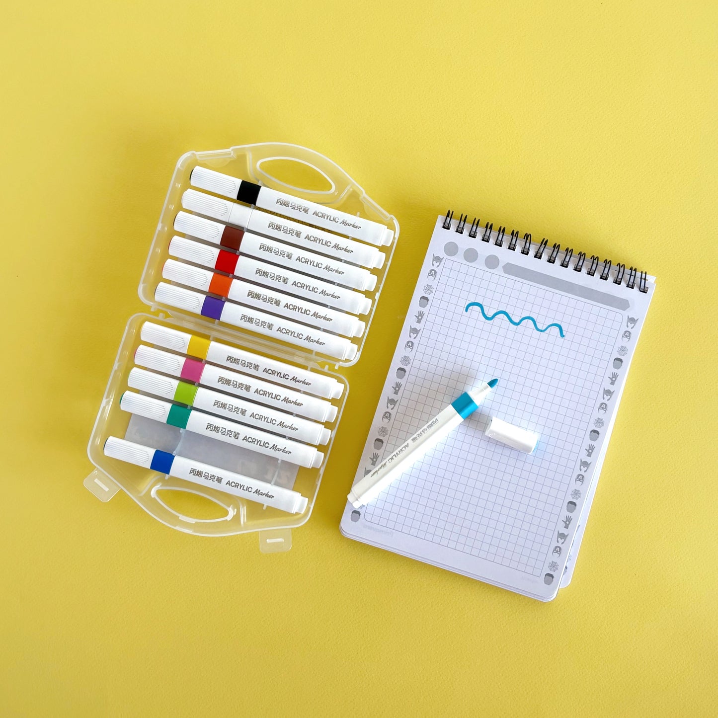 Set Marcadores Acrílicos Sanrio x 12